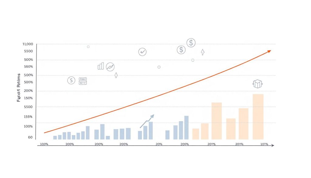 A detailed, analytical chart showcasing expected returns against various risk levels. The foreground features a sleek, minimalist line graph with clearly labeled axes, highlighting the relationship between risk and potential rewards. The middle ground depicts financial icons such as dollar signs, bar charts, and stock tickers, providing contextual visual cues. The background offers a clean, neutral color palette, allowing the data visualization to take center stage. Soft, directional lighting casts subtle shadows, enhancing the professional, data-driven aesthetic. The overall composition conveys a sense of informed decision-making, guiding the viewer through the nuances of balancing risk and return.